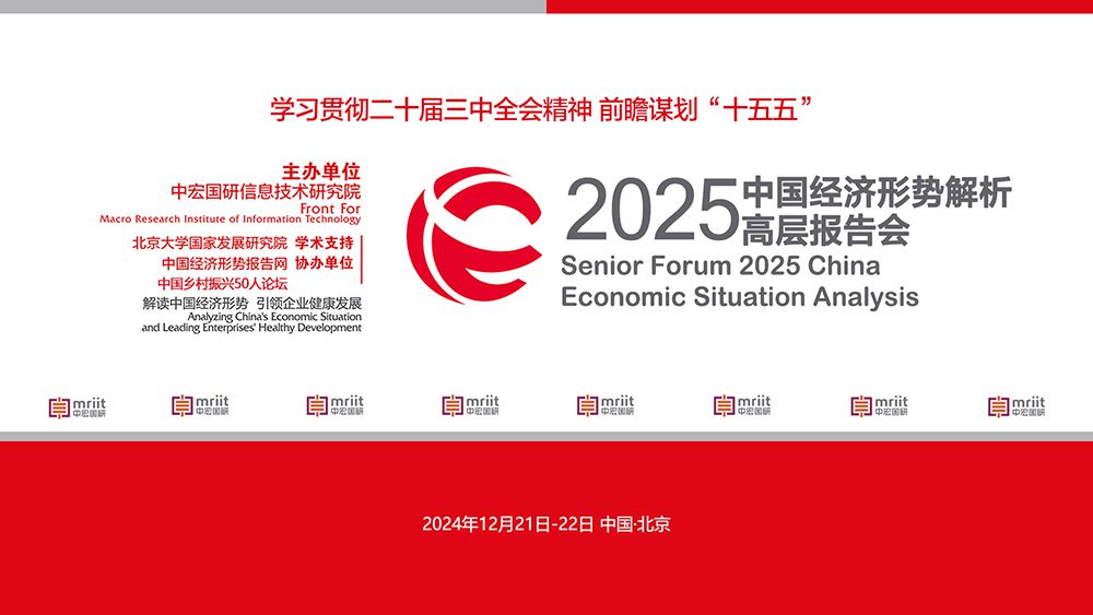 2025(第21届)中国经济形势解析高层报告会